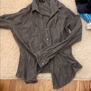 Ralph Lauren denim type long sleeve Gray